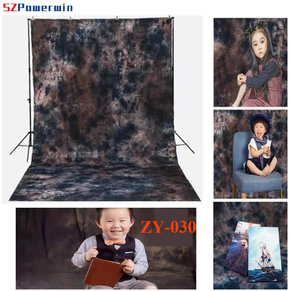 Powerwin Photo Studio 3x5m 9.8x16.4ft Cotton Backdrop Cloth Tie Dye Color Muslin Background For Wedding Birthday Xmas Chroma Key