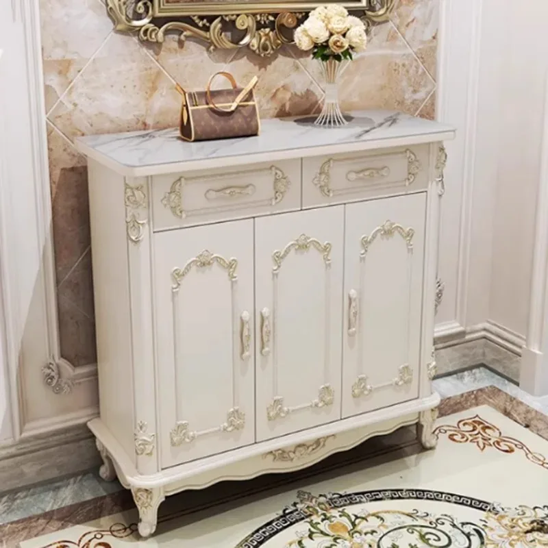 

Irregular Luxury Shoe Rack Storage Wood Cabinet Entrance White Professional Shoe Rack Narrow Vertical Sapateira Salon Furniture