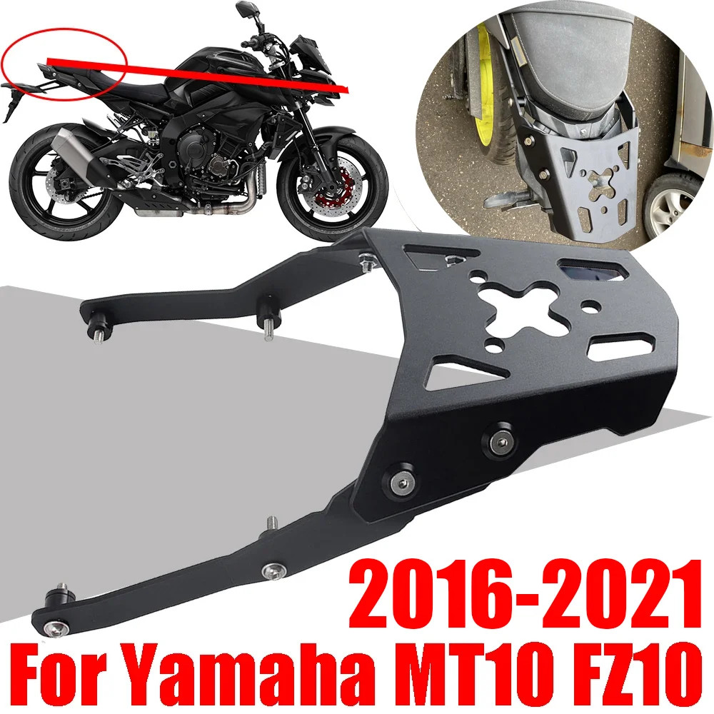 

For Yamaha MT10 MT-10 FZ10 FZ-10 2016 - 2021 Motorcycle Accessories Rear Luggage Rack Carrier Rack Shelf Top Box Holder Support