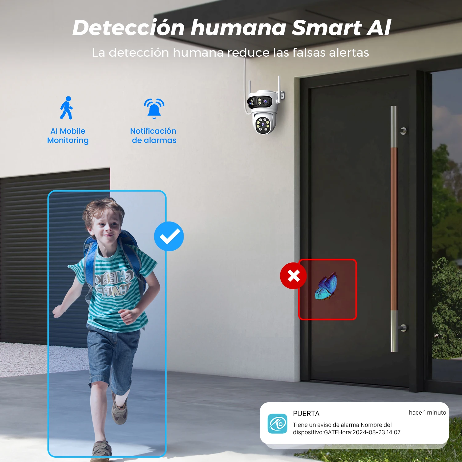 15MP 6K HD Tre lenti 3 schermi WIFI IP Camera Esterna Doppia lente 10MP 5K PTZ Telecamera Ai Auto Tracking CCTV Video Telecamera di sicurezza