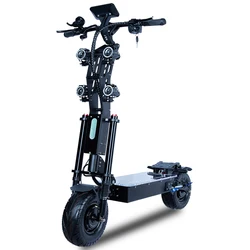 Europe and Canada Stock Escooter 13inch Street Tire 60V 72V 8000W 10000W Dual Motor Folding Electric Scooter