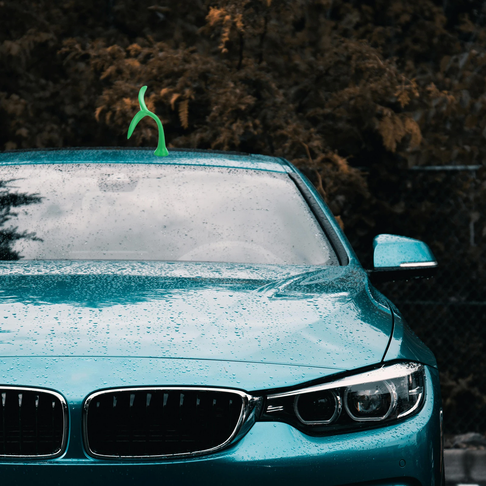 

3pcs Roof Decoration 3D Sprout Sticker Car Exterior Accessories Eye Catching Decals For Outside Of Car