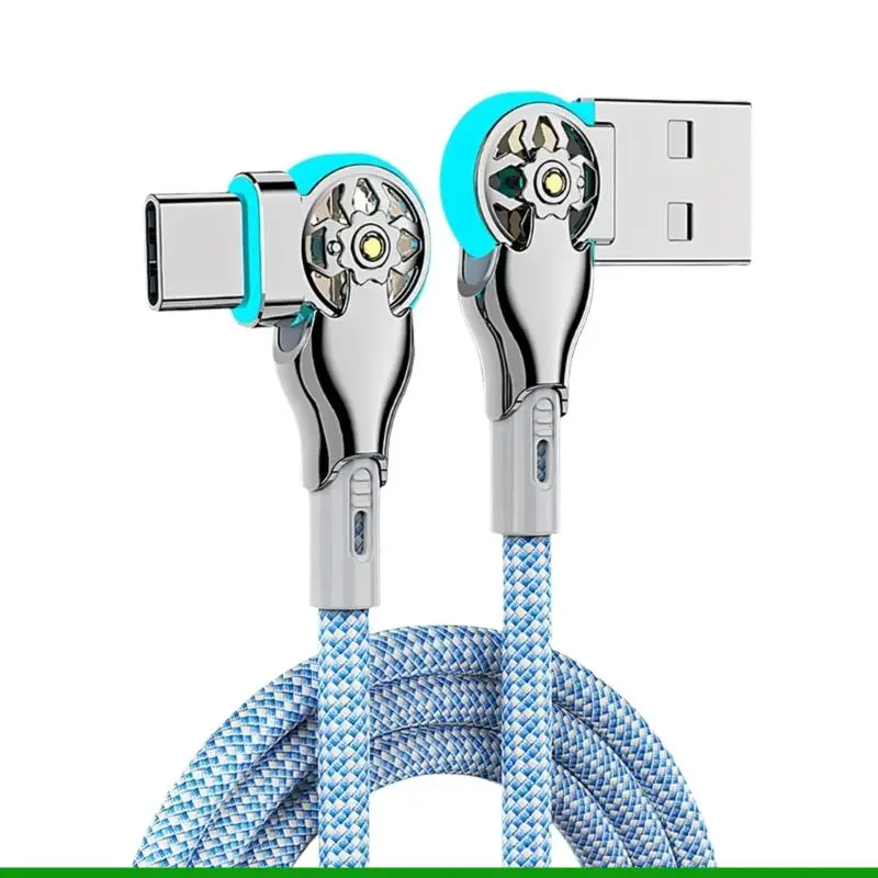 U55C High Current Fast Charging Cable 180 Degree Angled Design Charging Wire