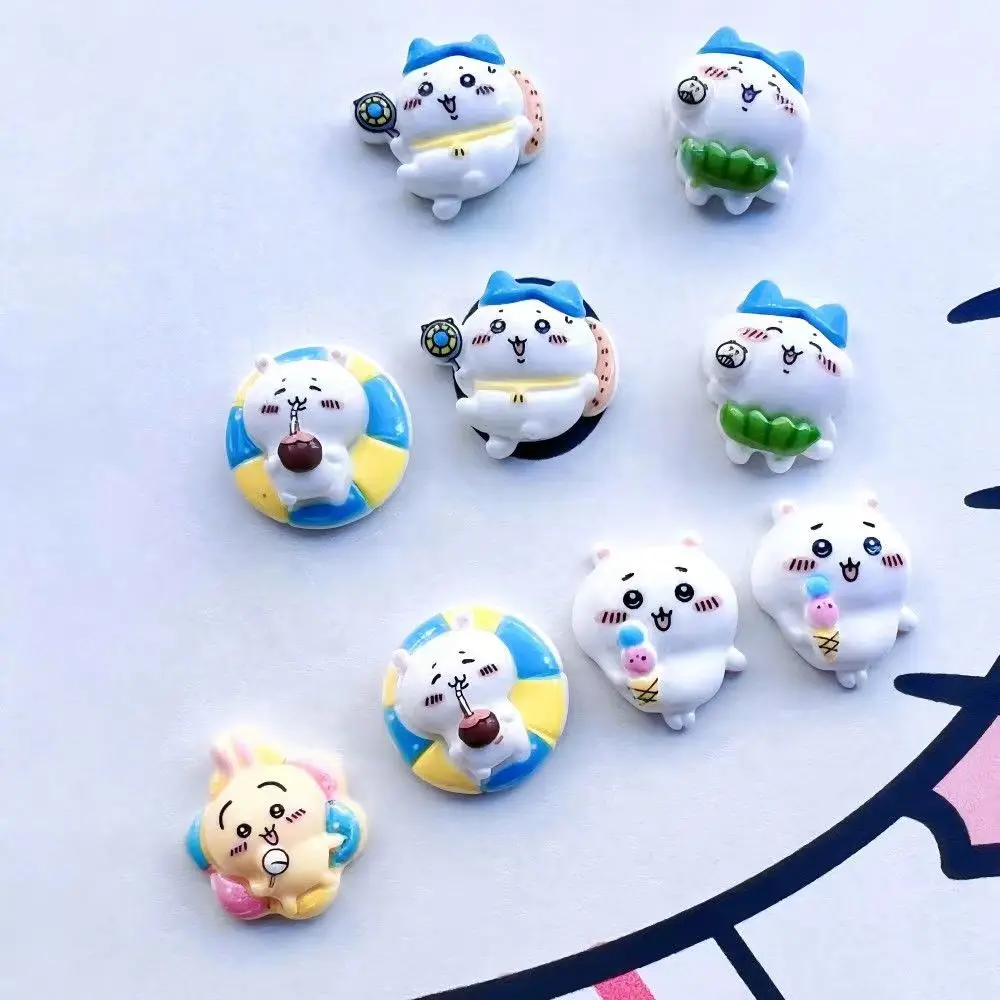 Cartoon Niedliche Yiji DIY Kleber-Harz Schmuckzubehör Handyhülle Schlüssel Haarspange Stirnband Accessoires Hachiware USAGI – Detail 2