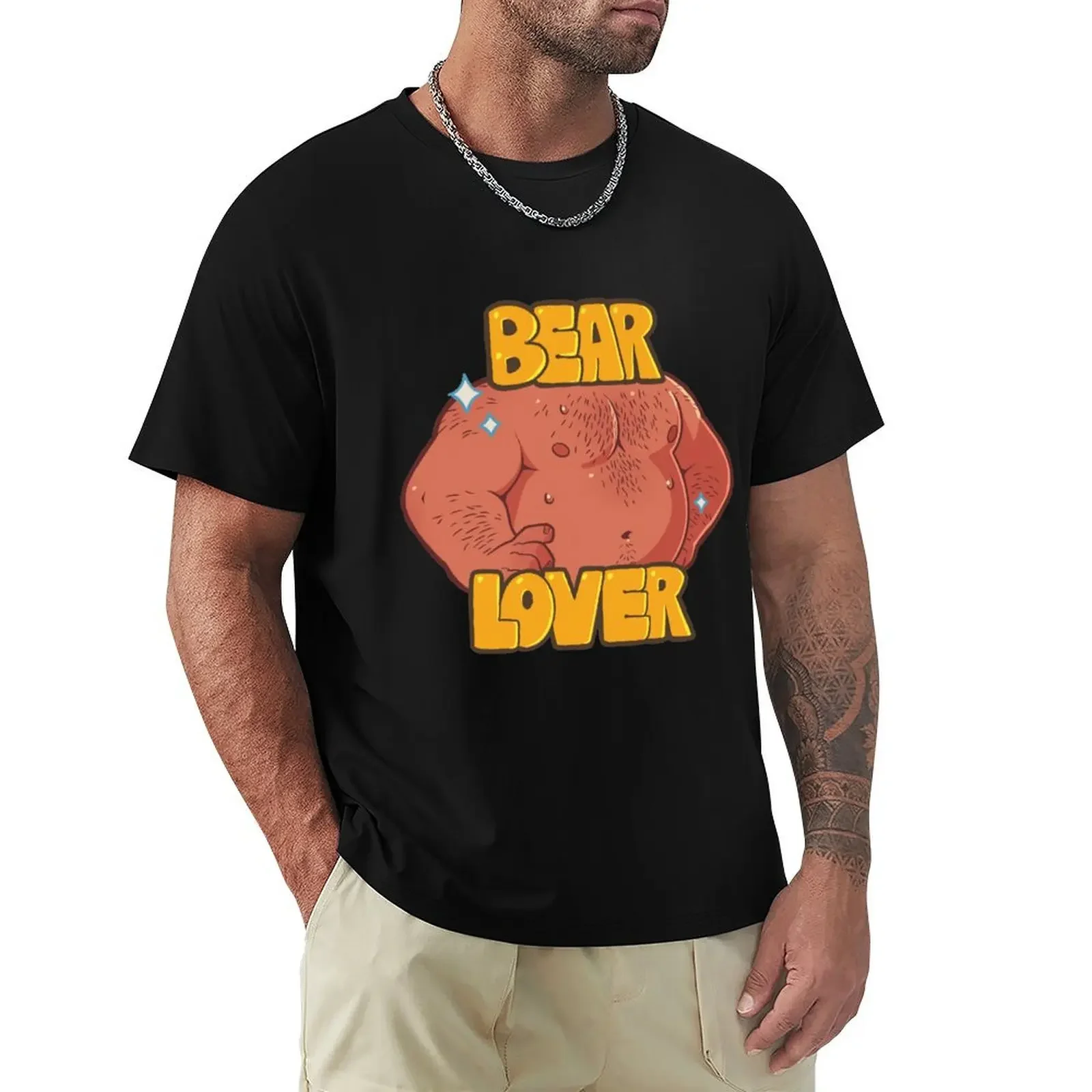 

Bear Lover Tan T-Shirt anime figures blacks new edition vintage t shirt men