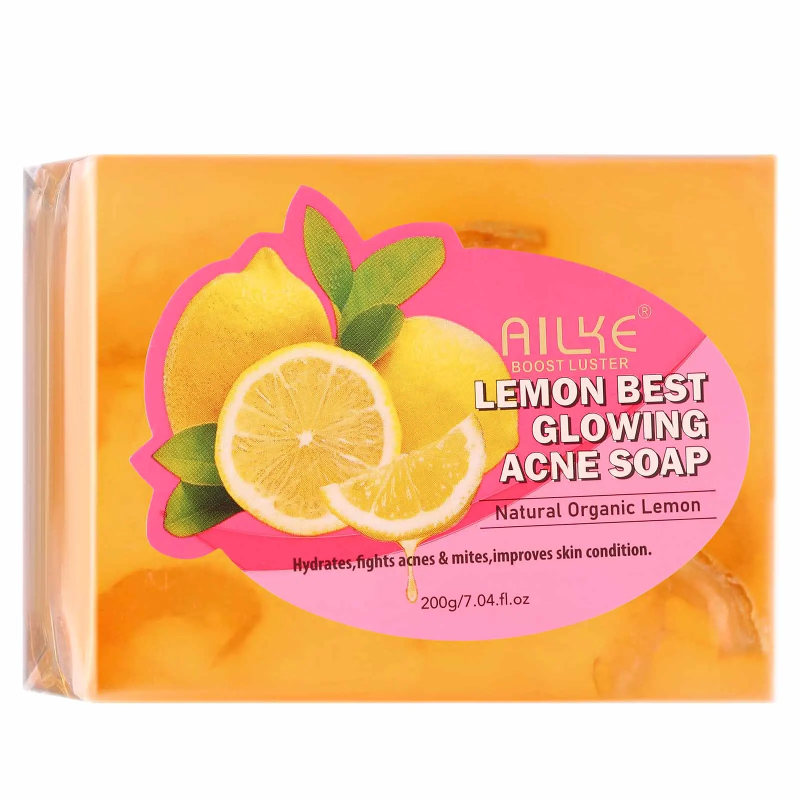 

AILKE Stains Remover Soap Bars, Deep Cleansing, Moisturizing, Skin Glow, with Natural Lemon, Olive Oil, Cruelty Free Body Wash