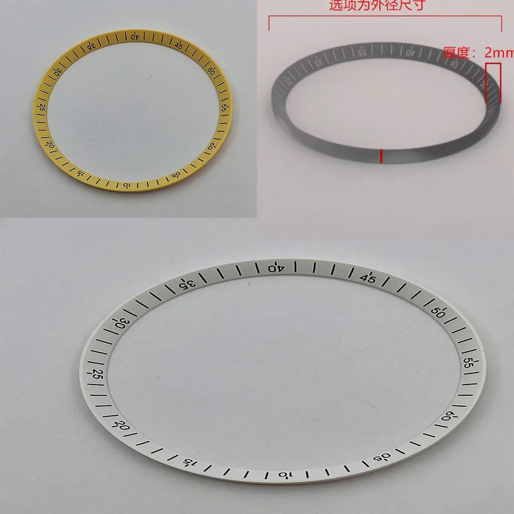 Universal dial, scale circle, mechanical watch modification, diving surface circle, scale circle, inner shadow circle, black let