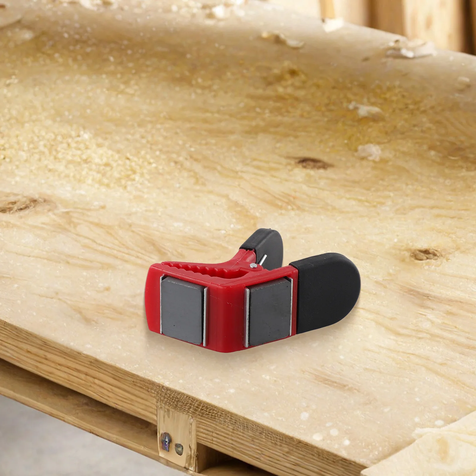 Suporte de pincel magnético de plástico resistente, útil para apertar lonas e deixar cair roupas para colocar, manter as escovas fora da lata de tinta