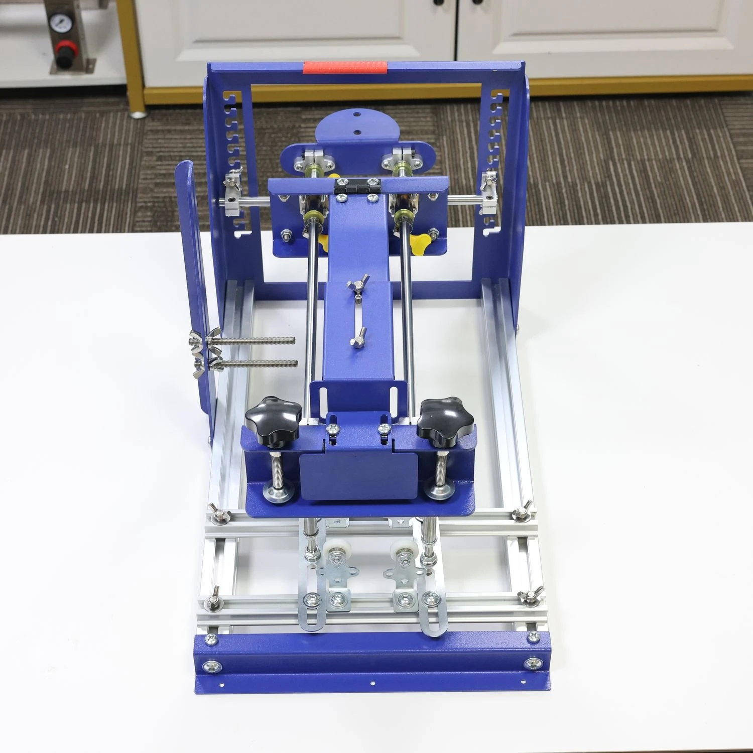 DL-qm-001 Semi-Automatic Servo Oval Screen Printing Machine Plate Cup Fixture Color Paper Cutting Machine Presented Screen