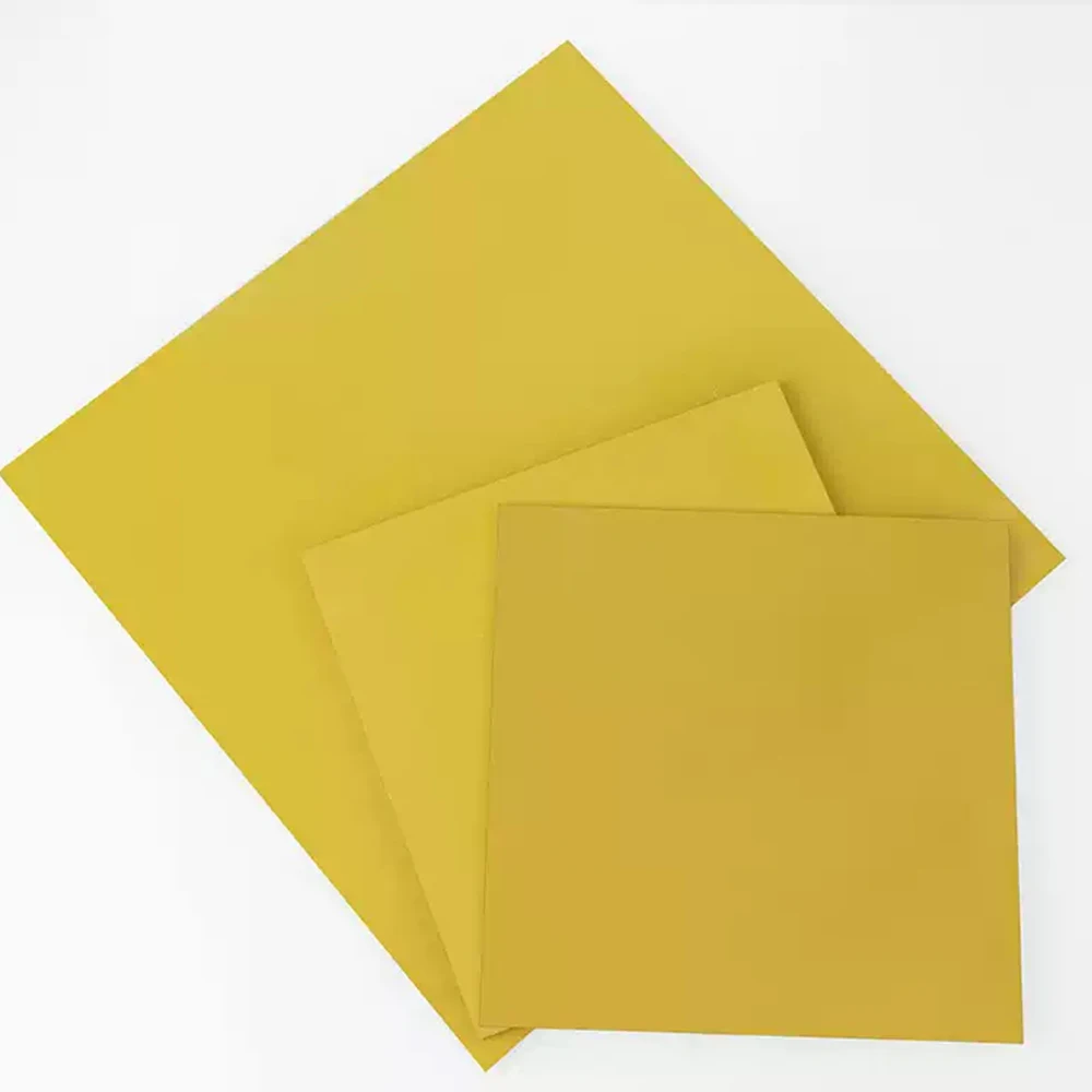 Plaque d'isolation en fibre de verre jaune 3240, 1 à 10 pièces, résistante aux hautes températures, feuille de Protection d'épaisseur de 0.3 à 10mm, bricolage