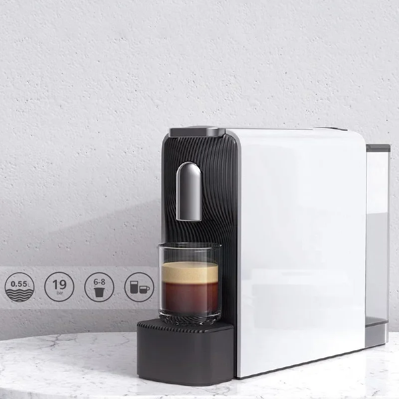 

Компактная кофемашина для капсульного кофе, 19 бар, на одну порцию, для капсул K-Cup, со съемным резервуаром для воды, для приготовления эспрессо