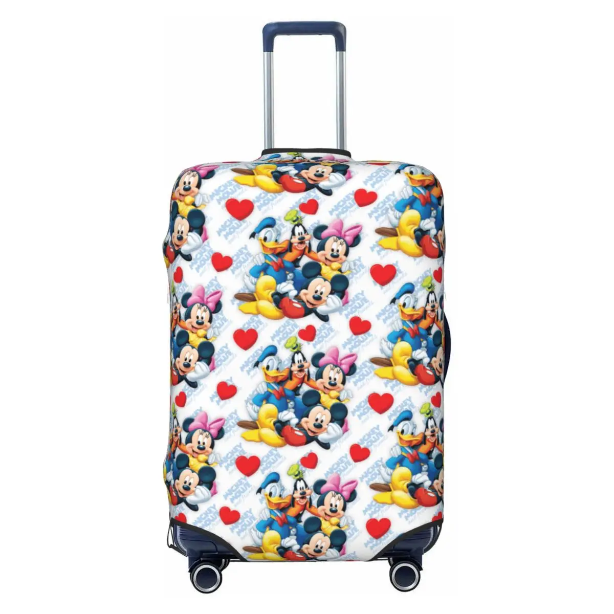 

Donald Duck Mickey Mouse Luggage Cover Elastic Travel Suitcase Protective Covers Fits 18-32 Inch