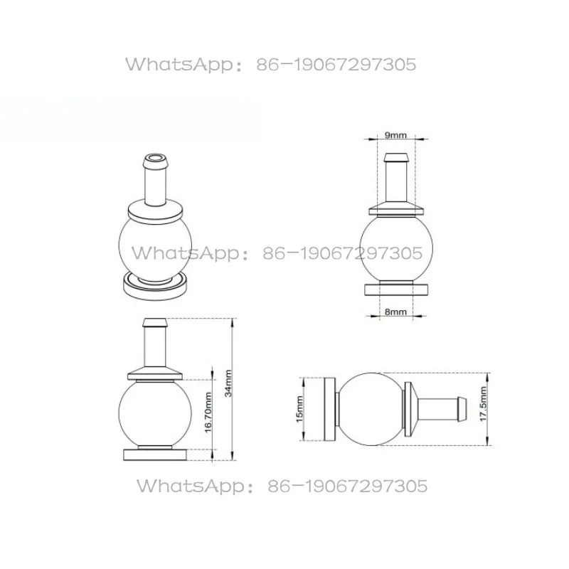 Shock Absorber Ball/Damping PTZ Shock Absorber Ball/Large TL10A08