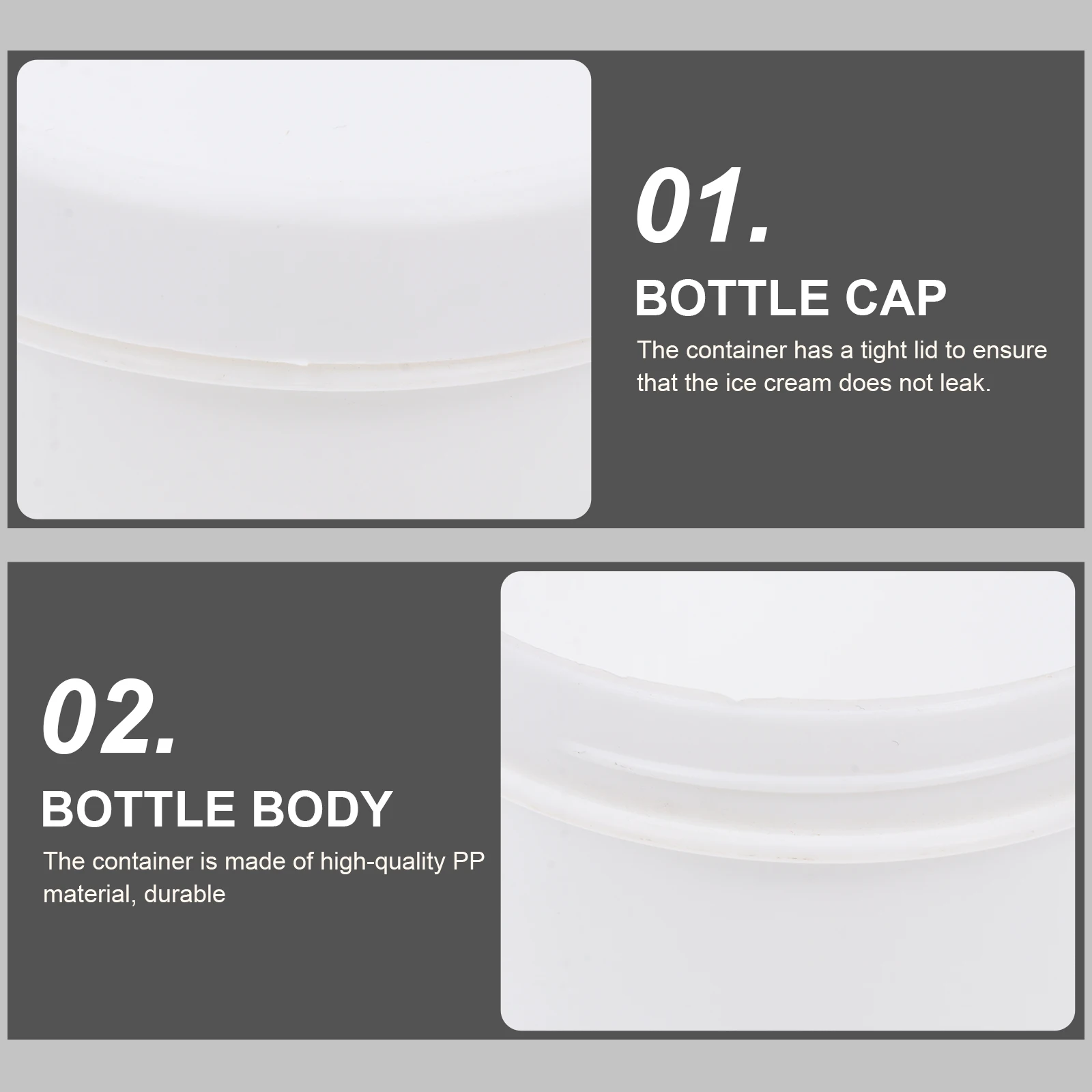 

Dessert Cup Yogurt Mini Cups Freezer Containers for Ice Cream Small Plastic Desserts