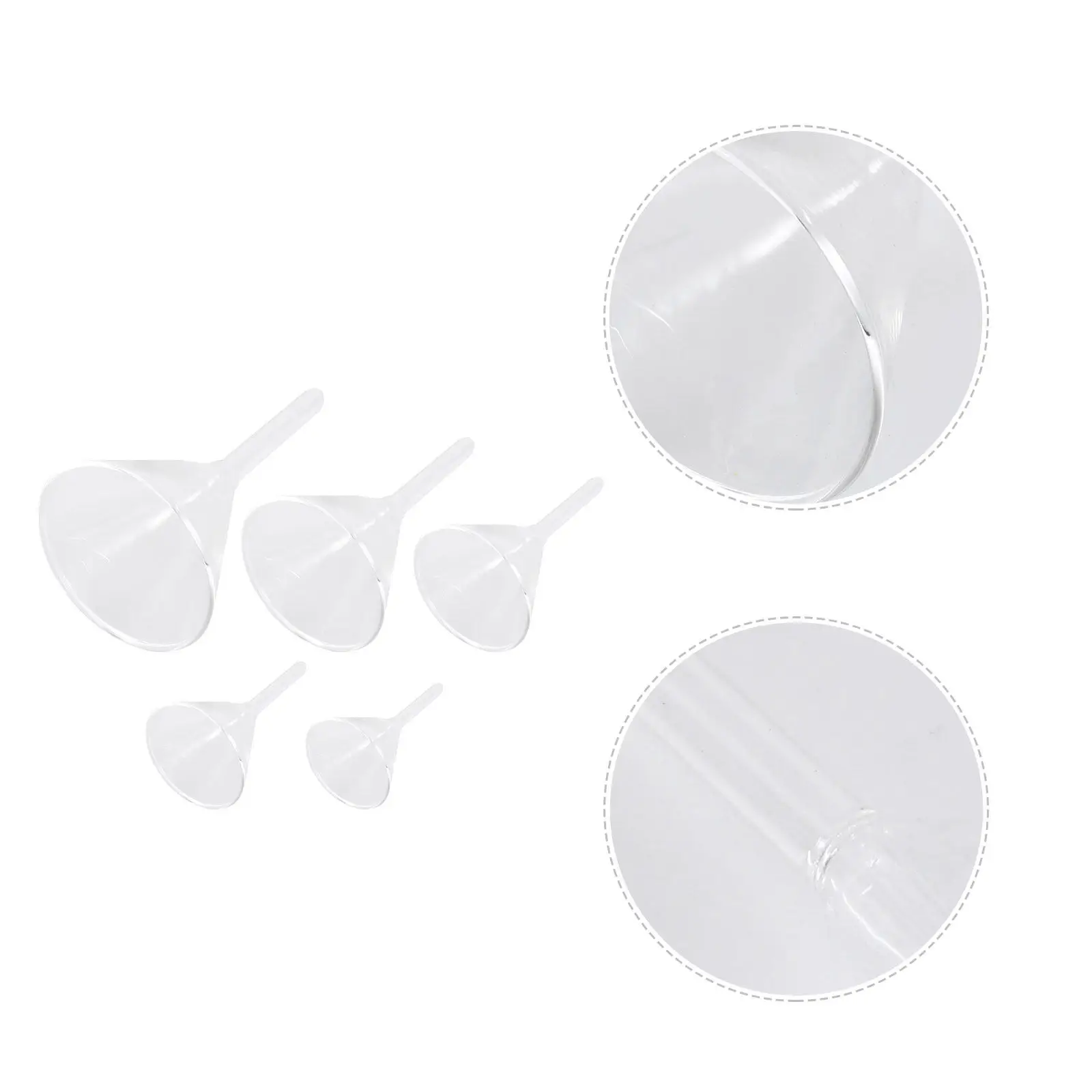 

Набор из 5 стеклянных воронок, устойчивых к химическим веществам, для аналитической химии, перекачки жидкостей, лабораторное оборудование