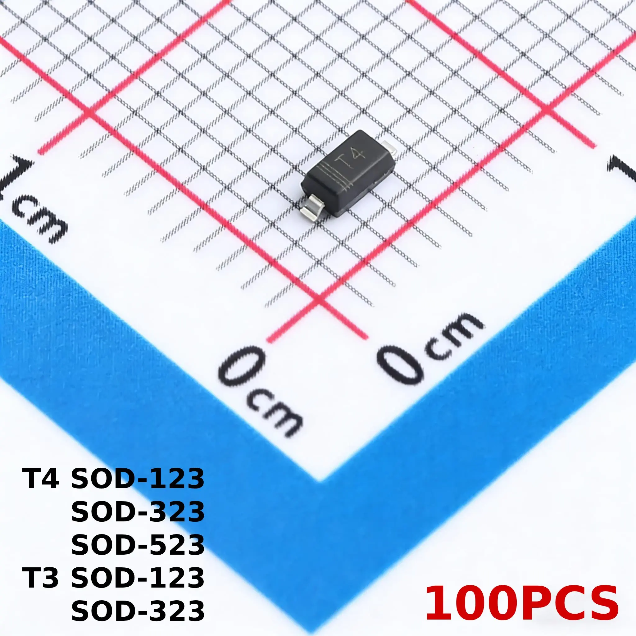 

100pcs 1N4148W T4 BAV21W T3 SOD-123 1N4148WS BAV21WS SOD-323 1N4148WT SOD-523 1N4148 BAV21 BAV21W SMD Switching Diodes