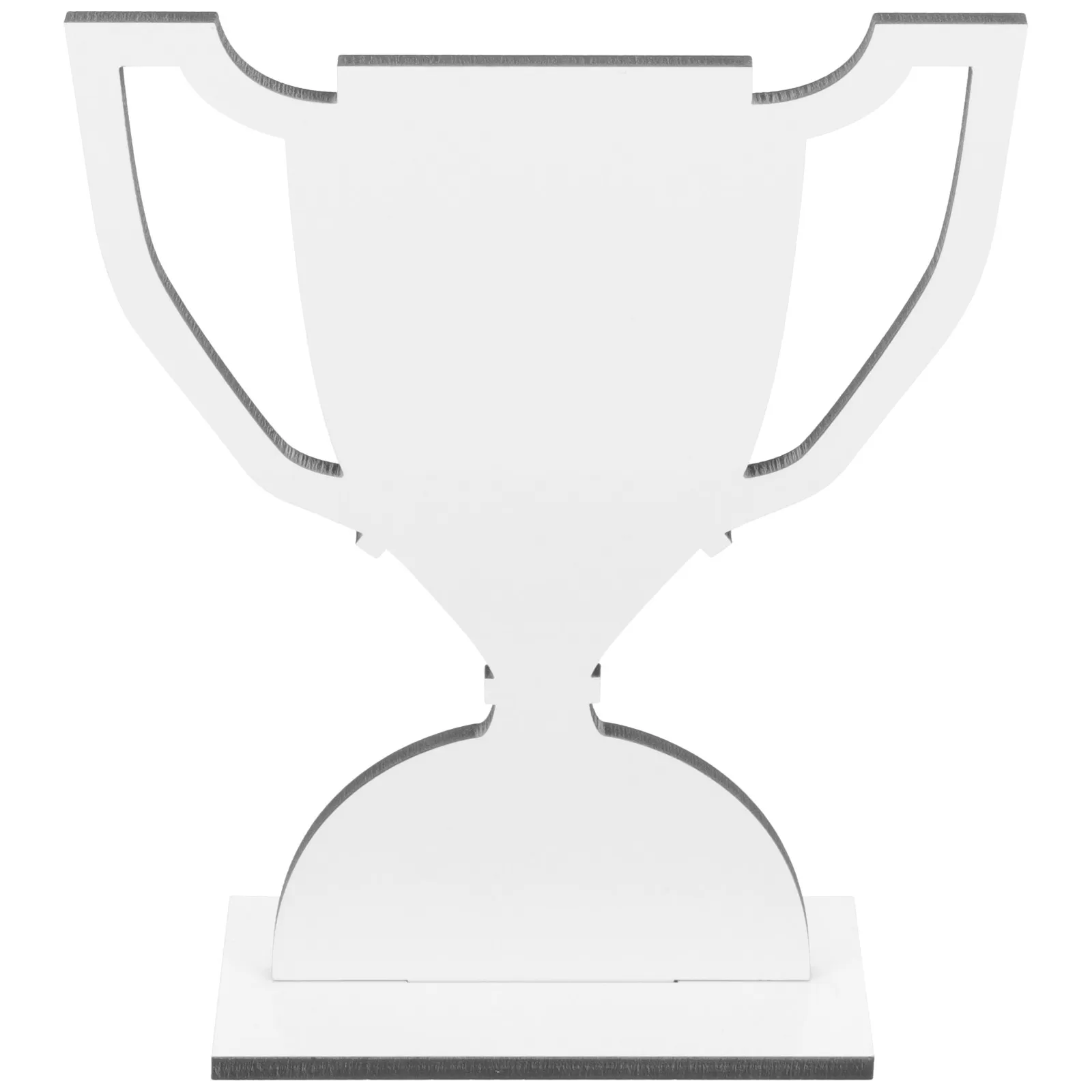 Sublimation Sports Trophy Blank Heat Transfer DIY Wear-Resistant Density Board Table Centerpiece Decoration Sports Award Sign