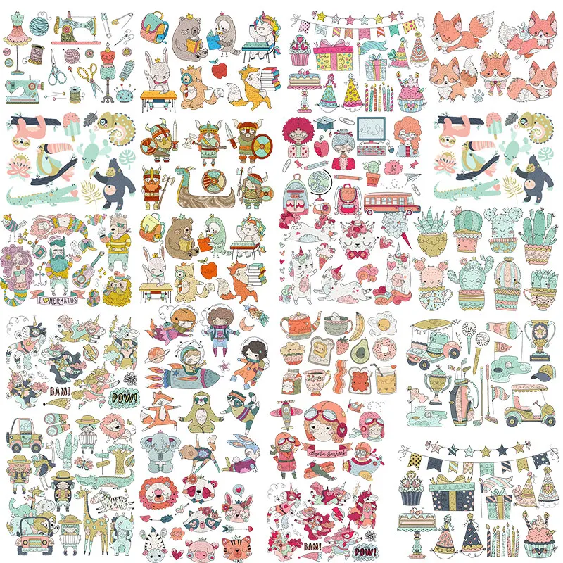 

Small Patterns Bundles Patches for Kids Clothing Jacket Stickers on Clothes Garment Accessories Custom stickers