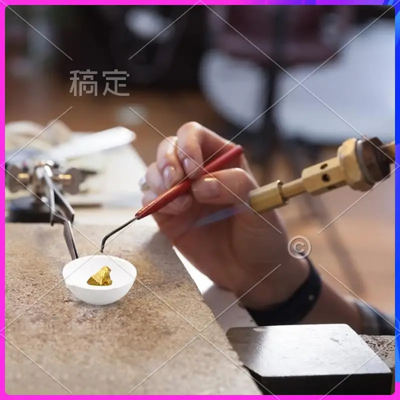 

AG-7Pcs Melting Crucible Kit For Jewelry Silver Metal, With 4Pc Quartz Crucible Bowl Dish Cup Pot Whip Tongs Handle