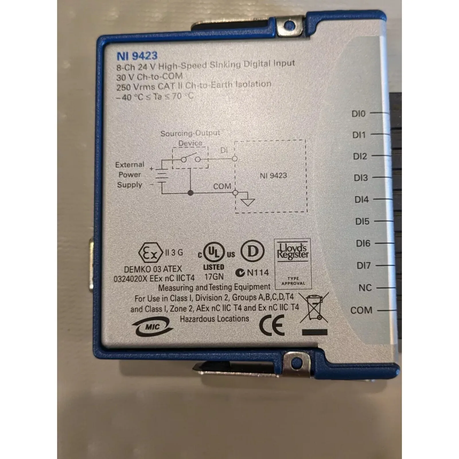 

US Free TAX NEW NI-9423 NI 9423 8-Ch Sinking Input C Series