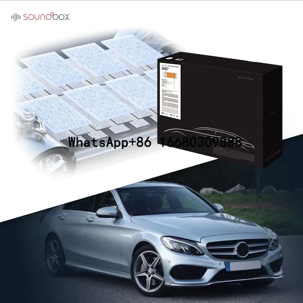 New Car Sound damping rubber butyl 115 sheet soundproofing insulation, sound car deadening auto accessories/