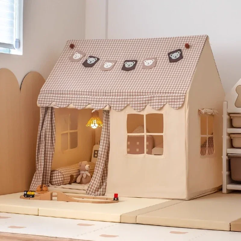 Kinderspielzelt im INS-Stil – Indoor-Prinzessinnenschloss und Traumhaus-Spielzeug für Jungen und Mädchen |   Tragbarer Babyspielzimmer |   Süße Geschenkidee