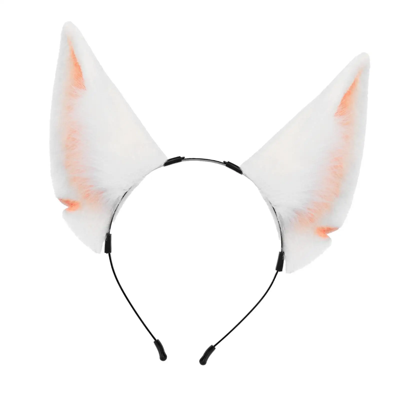 Diadema con orejas de gato, accesorios para fotos de Cosplay, aro para el pelo con orejas de animales para baile y cumpleaños