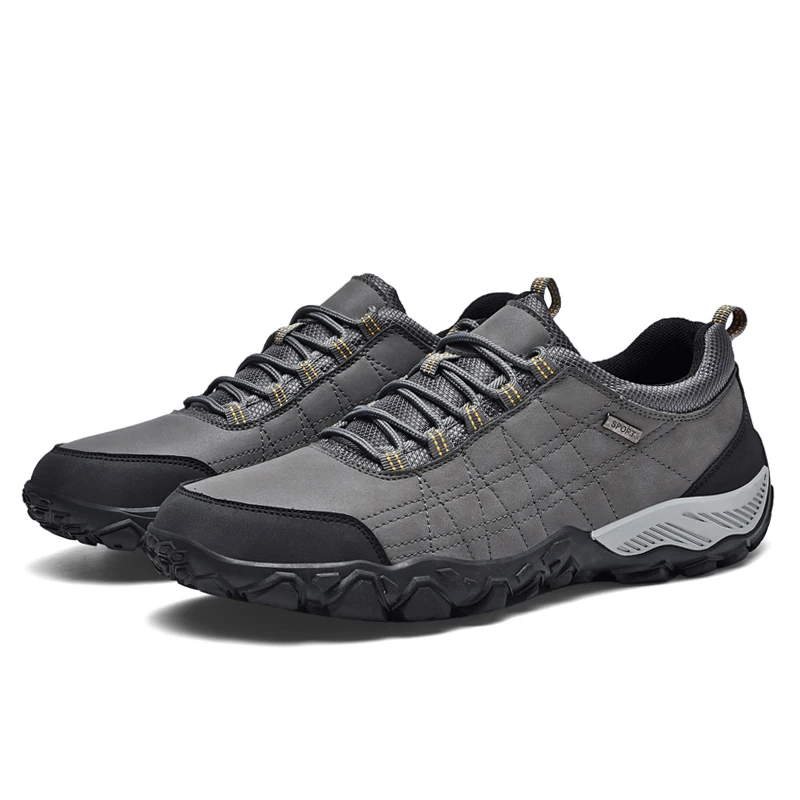 Chaussures de randonnée en cuir pour hommes, trekking en plein air, escalade, suivi des sentiers, printemps, automne, nouveau, grande taille 46 47,