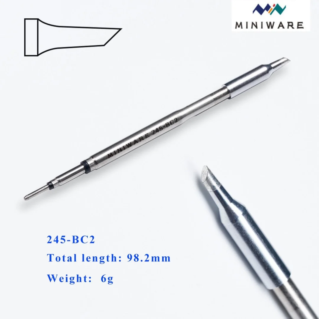 Punta Di Ricambio Per Saldatore Miniware C245, 98 Mm-image