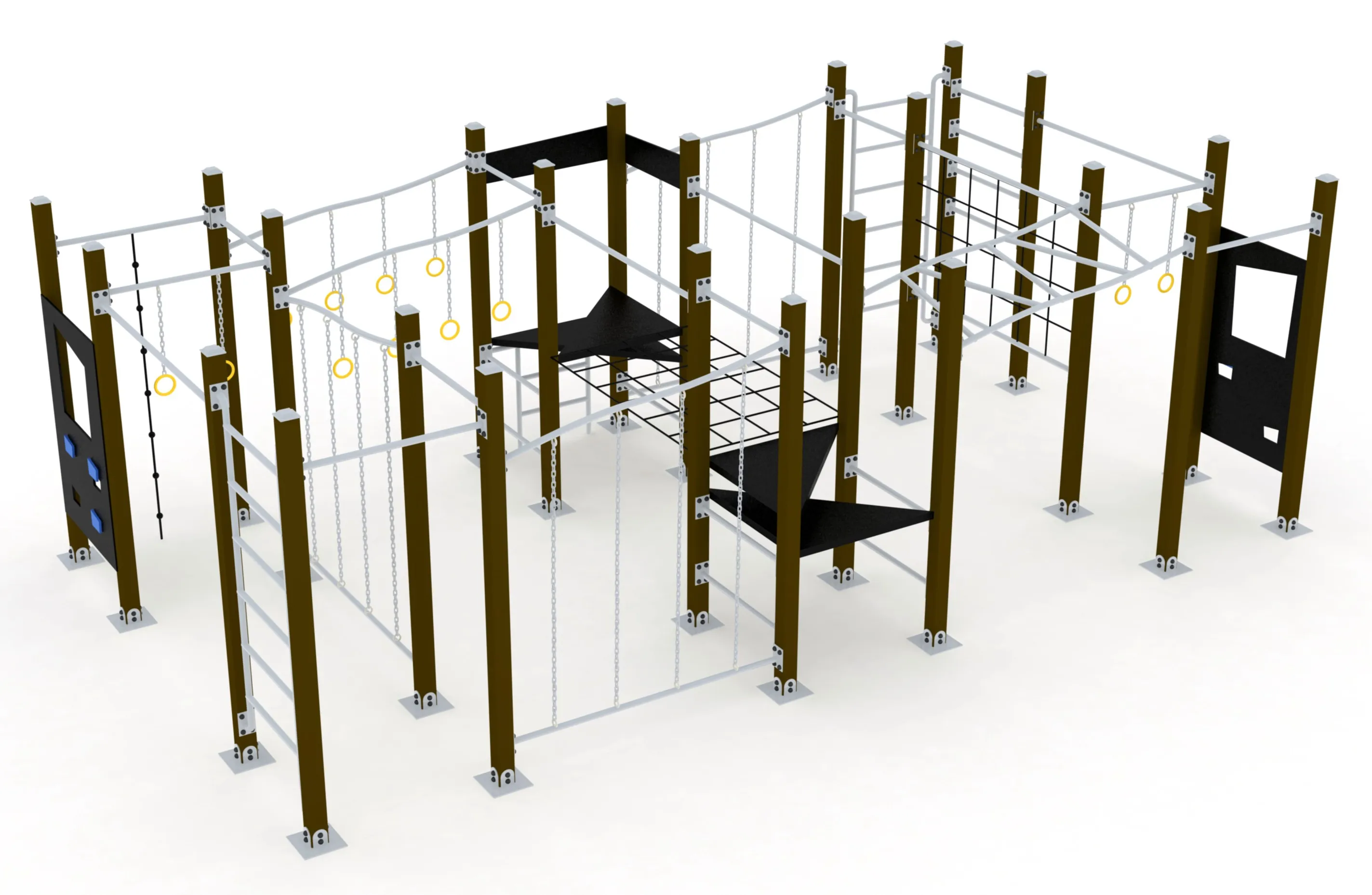 Flyingkids Galvanized Stainless Steel 304/316 Outdoor Fitness Sports Calisthenic Workout Park Gym