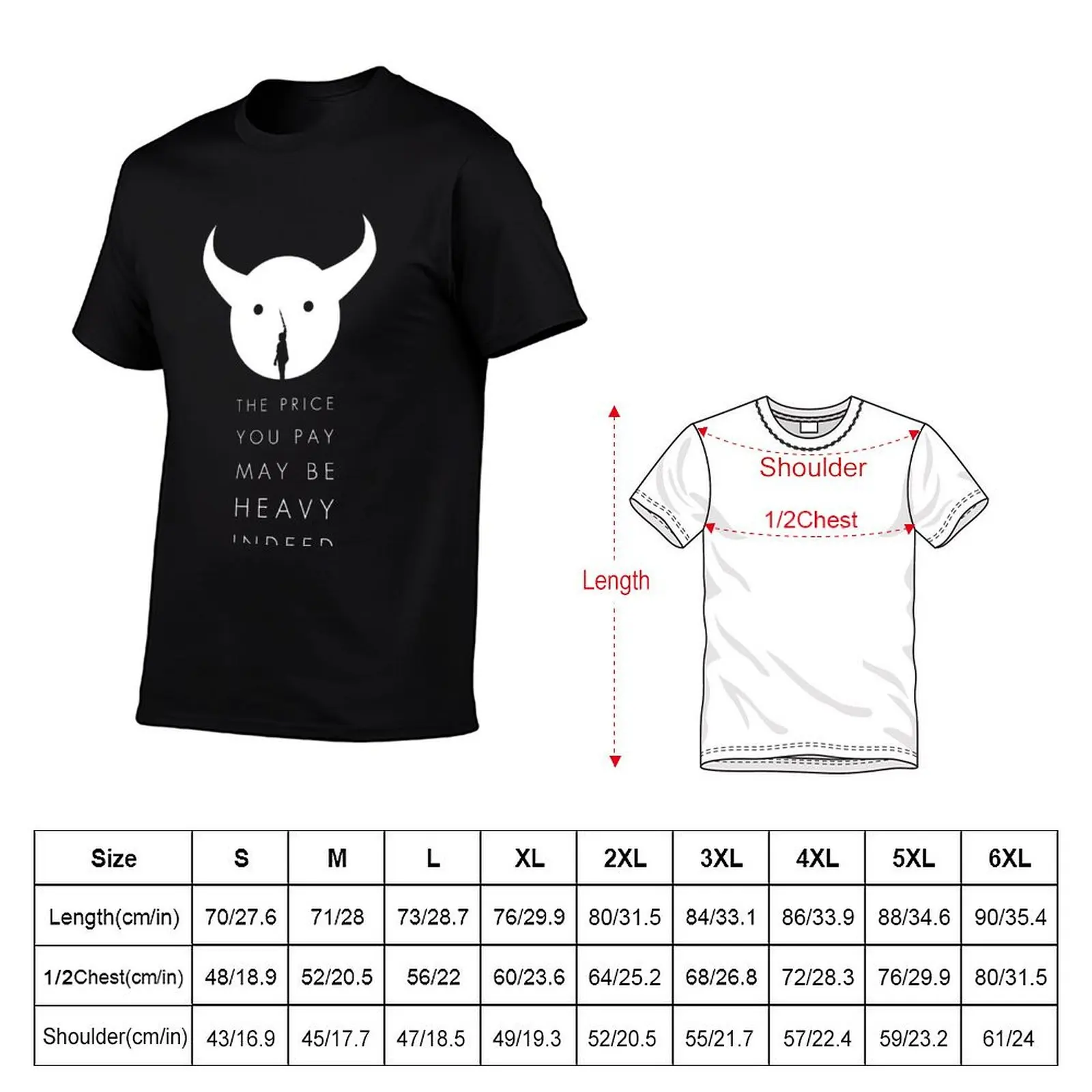 Shadow of the Colossus - Price white T-Shirt clothes tees heavyweight t shirts for men