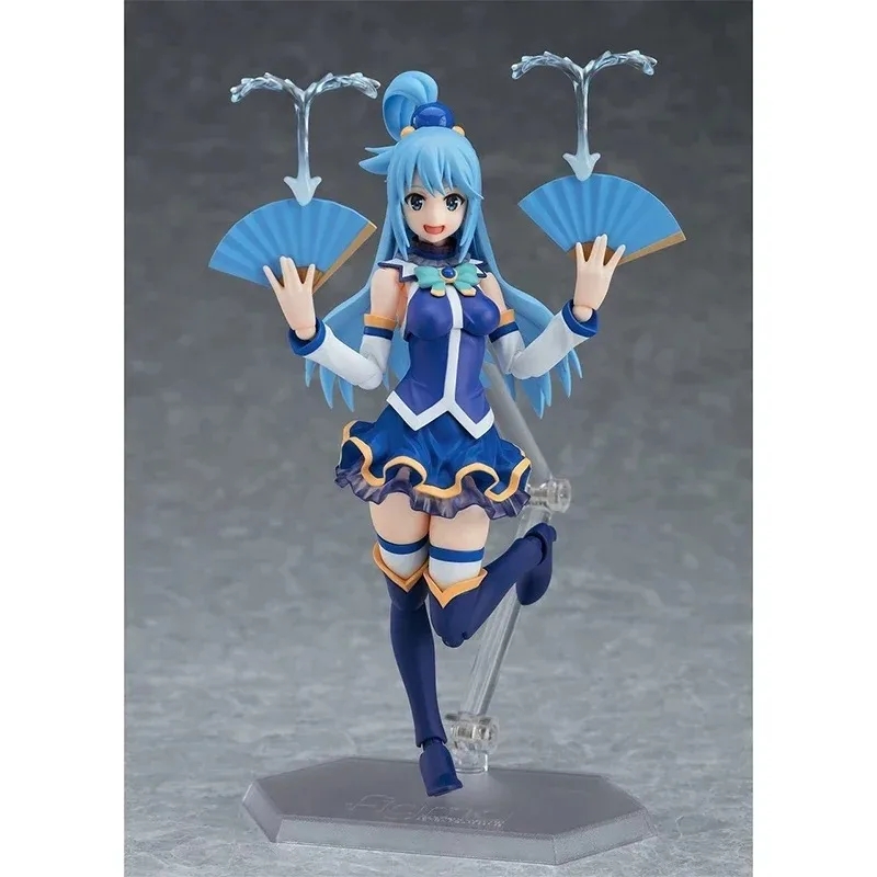 In Voorraad Echte Originele Max Factory Zegeningen voor Een Betere Wereld Aqua PVC 14 CM Anime Action Figure Model Speelgoed Geschenken collectie