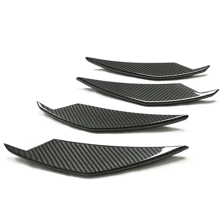 For BMW M3 M4 G80 G82 G83 Carbon Fiber Front Bumper Wind Blade Kit Dry Carbon Body Kit Accessory