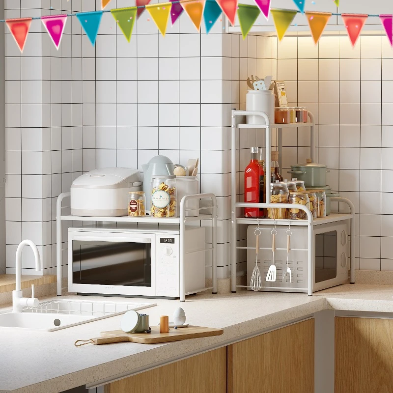 

Подставка для микроволновой печи, полка, кронштейн для духовки, подставка для столешницы, многоярусная подставка для хранения приправ, кухонные принадлежности, товары для дома Daquan