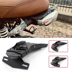 Motorcycle Tail Mount License Plate Bracket For BMW R NINE T NINET Racer Scramble 9 T RNINET Rear Brake Lamp Taillight LED Light