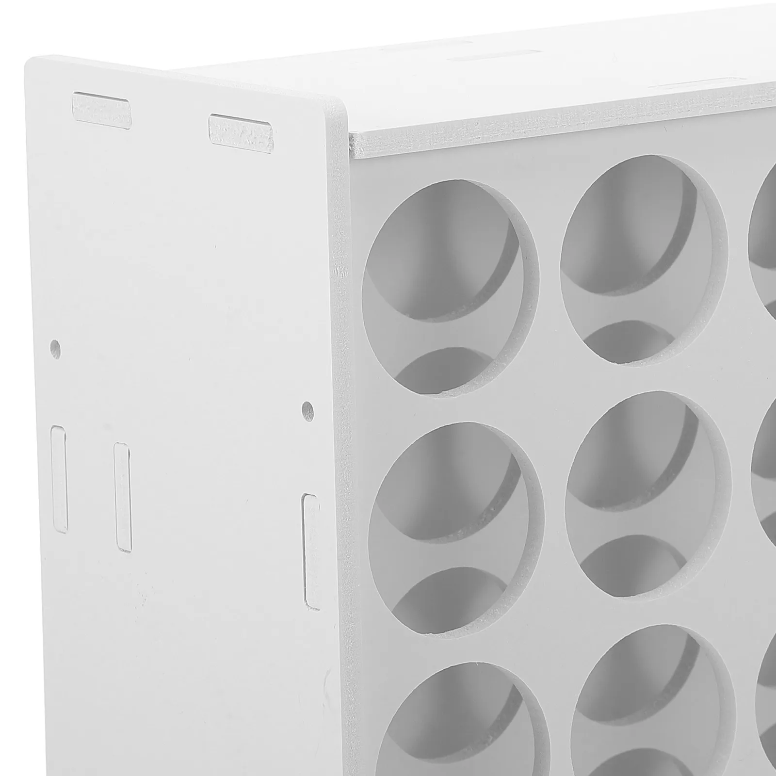 

49-Slot Wooden Paint Rack Stand for Artists Pigment Bottle Holder Desktop Organizer Storage Rack for Watercolor Oil Acrylic