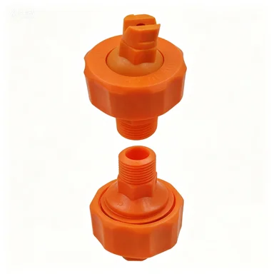 

155 Model Adjustable Ball Flat Fan Nozzle, 6510-8540 Plastic Fan Shaped Nozzle for Painting, Coating & Household Cleaning