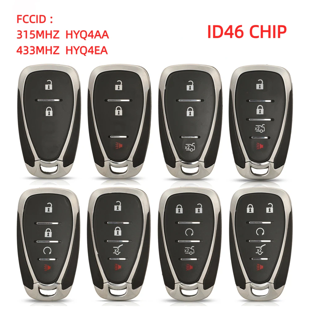 

433MHz HYQ4EA Remote Key For Chevrolet Camaro Volt Blazer Traverse Camaro Cruze Malibu Sonic Equinox Spark