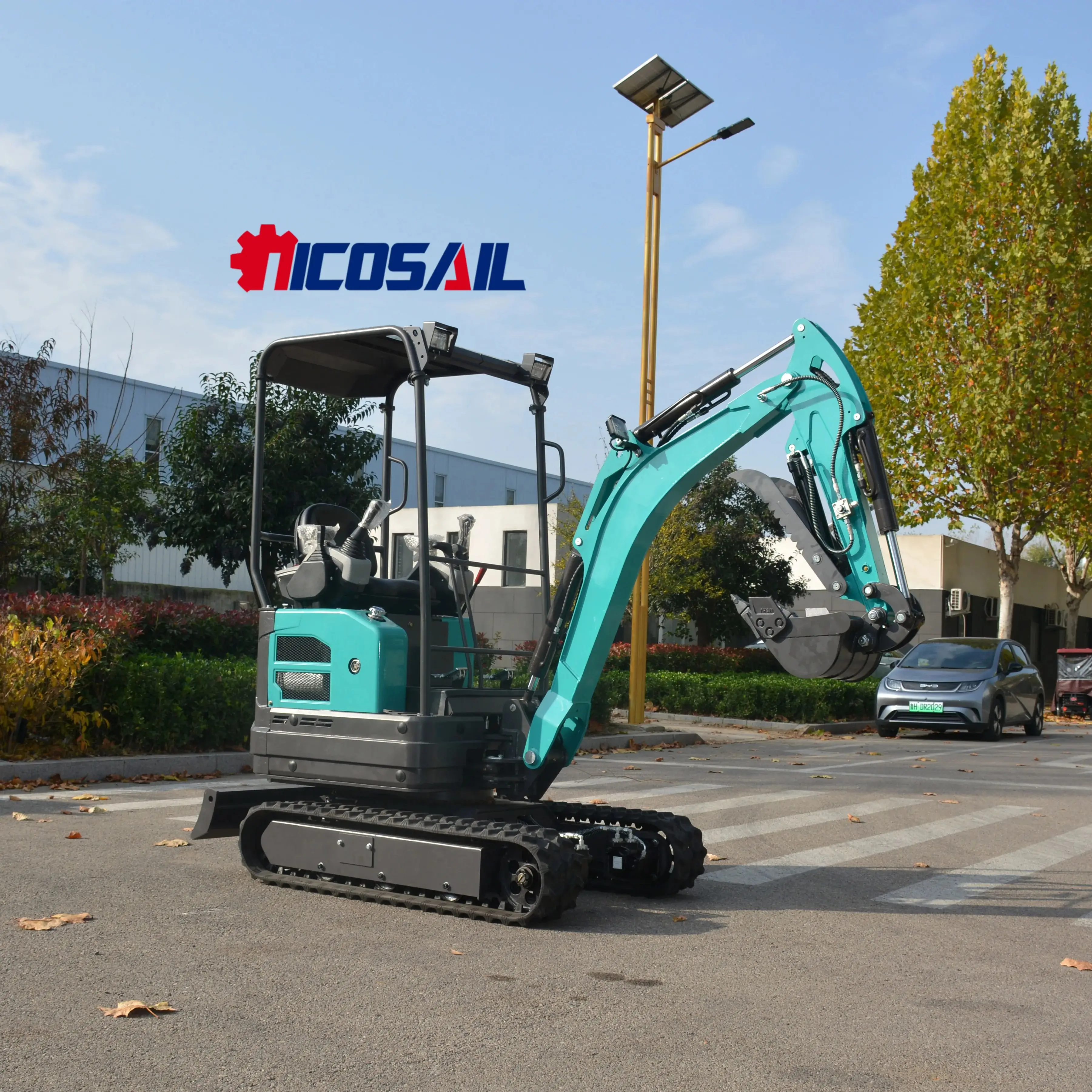 

1.8 ton hydraulic small excavator, tracked excavator with cab, 1.8 ton excavator