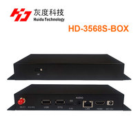 HD-3568S-BOX RK3568 Quad-Core 2.0GHz Android 11 TV Box 4K H.265 HD OTG 4G (Optional) -20°C~70°C CE/RoHS for Kiosk/Medical