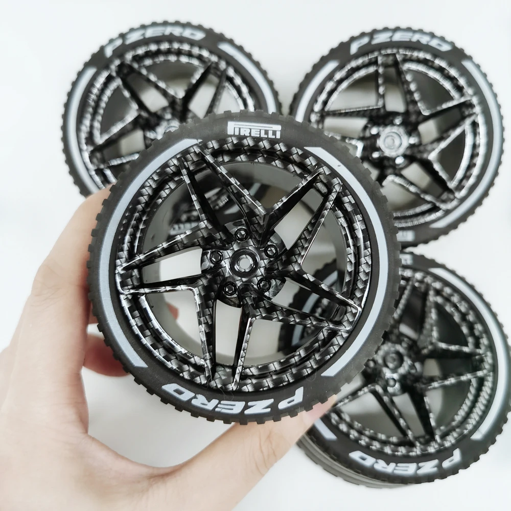 Carbon Fiber Wheel Hub Tire 23799 68577 Accessories Compatible With LEGO CADA MouldKing MOC 42083 42115 Building Blocks Bricks