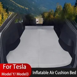 Inflatable Air Mattress For Tesla Model 3 Model Y Portable Foldable Outdoor Camping Car Bed Mat Auto Travel Bed