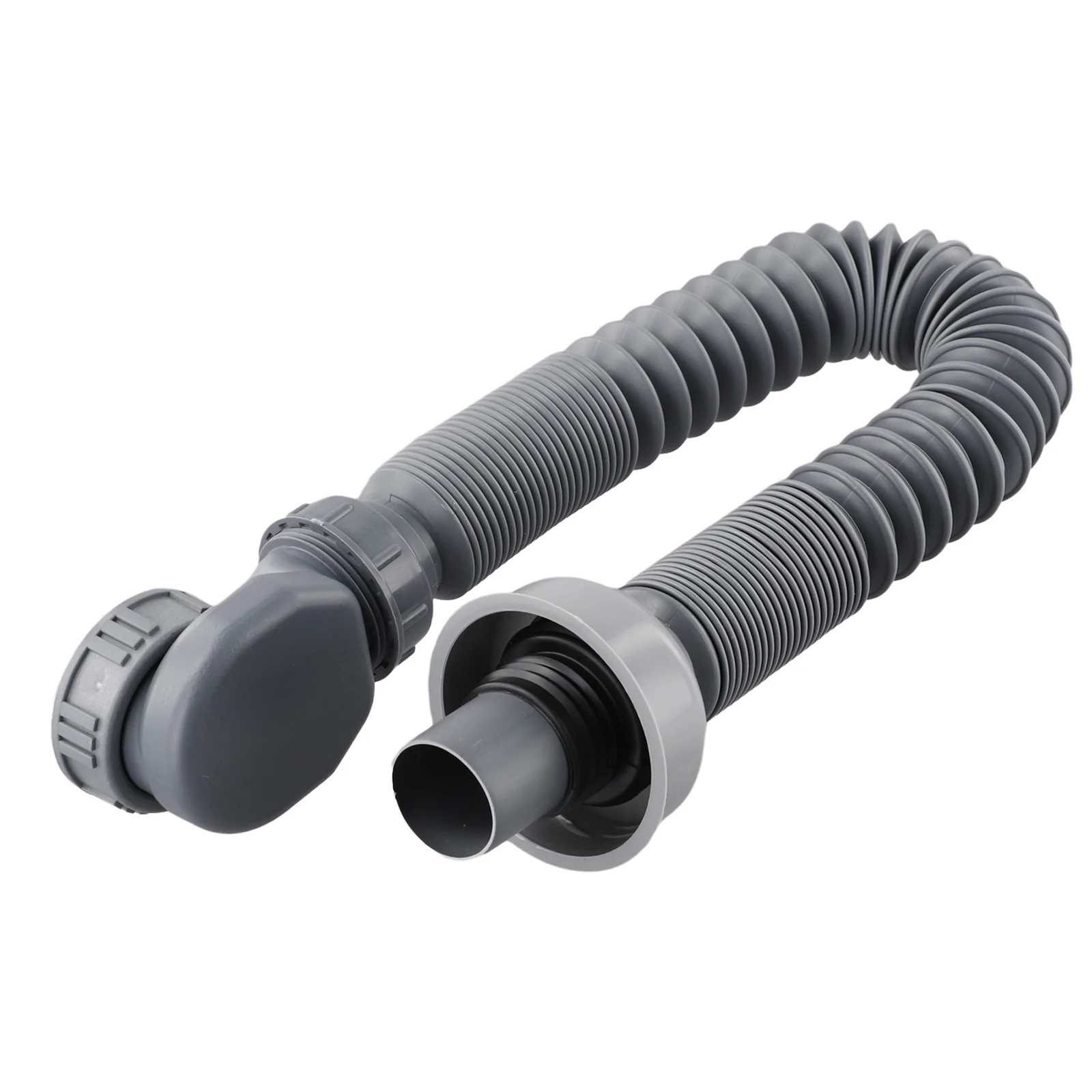 

1 шт. 90-см сливная труба для ванны с водозапорным клапаном, эффективный дренаж, для плоских ванн, серая, АБС-пластик, высококачественный ПП, надежная работа