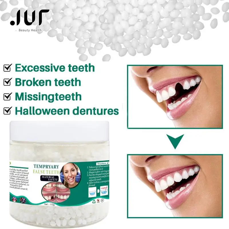 Resin FalseTeeth Temporary Tooth Repair Falseteeth Solid Glue Teeth Glue Teeth Gap Denture Fix Filling Safety Adhesive Make Up