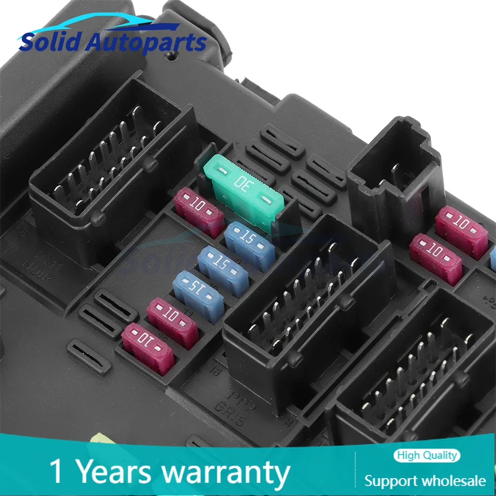 9657608580 Car Fuse Box Unit Assembly Under Bonnet BSM B5 B3 B4 For Citroen C3 C5 C8 Xsara 1998-2011 Picasso Peugeot 206 207 307