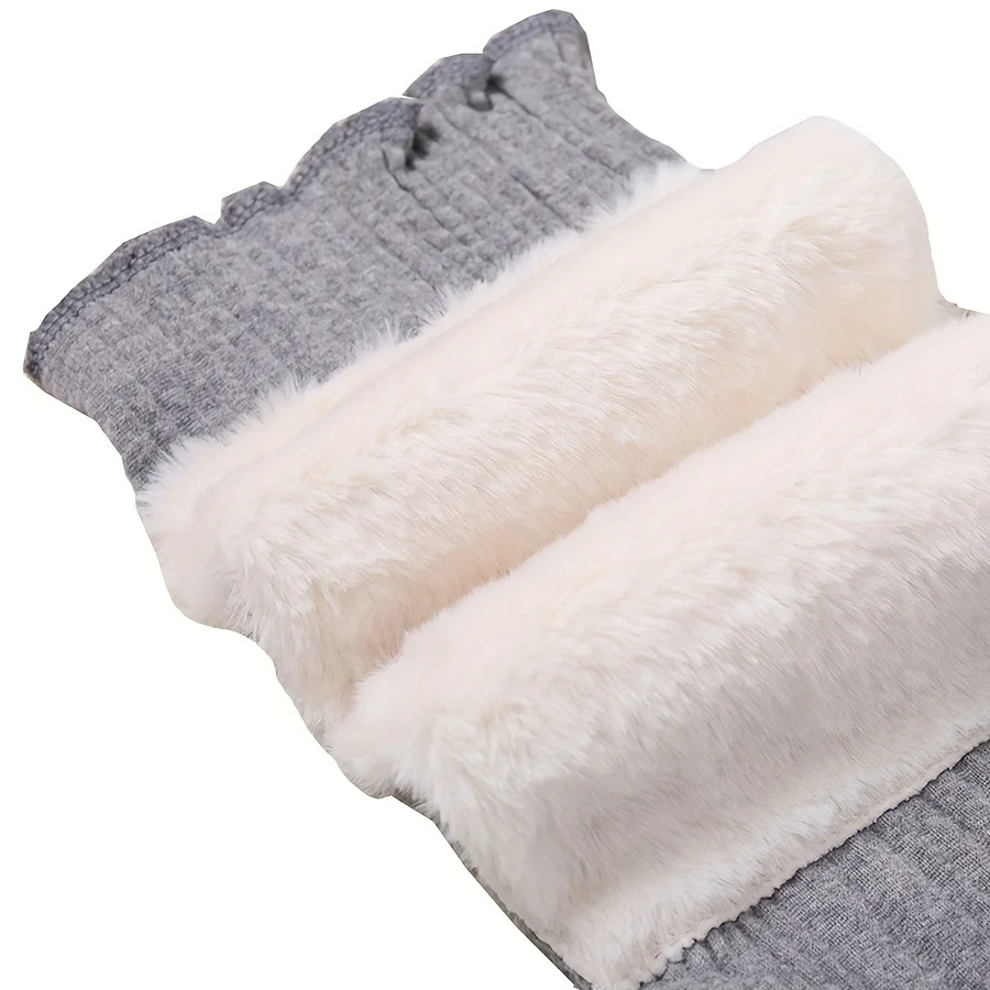 อุปกรณ์ป้องกันเข่าสำหรับฤดูหนาวสำหรับผู้สูงอายุ แผ่นรองเข่าสำหรับเล่นกีฬาฤดูหนาวที่กันลมและให้ความอบอุ่น