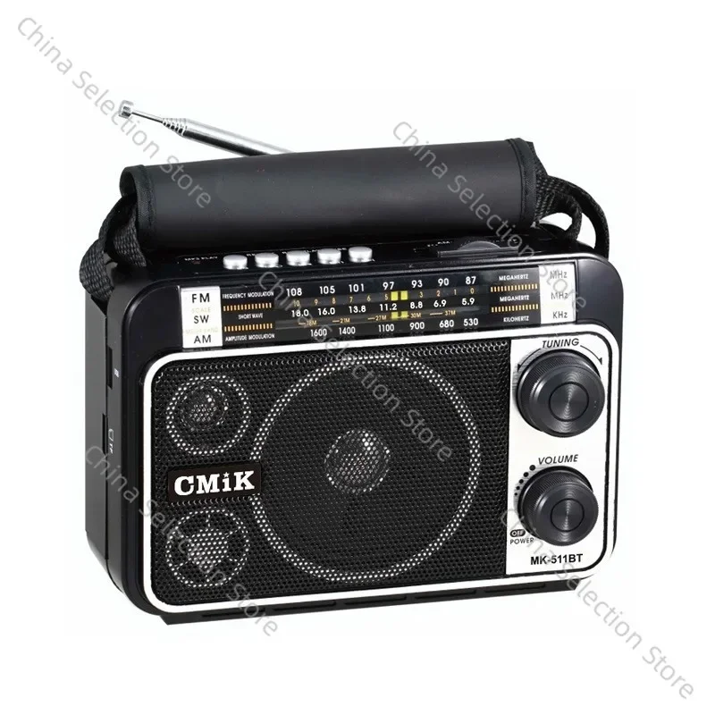 

Portable MK-511BT Bluetooth Radio Multi-band High-quality Tuning Multi-function Card U Disk