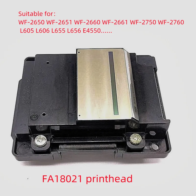 FA18021 Printhead Printer Print Head for Epson WF-2650 WF-2651 WF-2660 WF-2661 WF-2750 WF2650 WF2651 WF2660 L605 L606 L655 L656