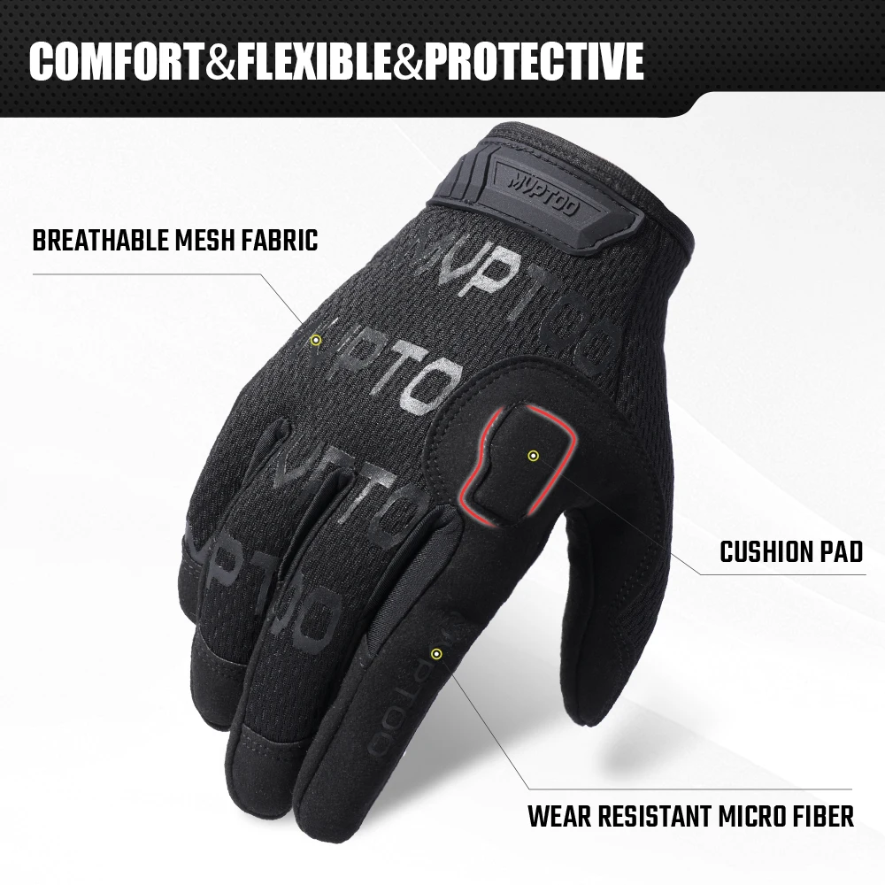 Kamuflażowe taktyczne rękawice rowerowe z ekranem dotykowym do sportów na świeżym powietrzu wspinaczka rowerowa sprzęt rowerowy