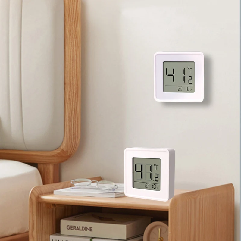 Mini Digital LCD Thermometer and Hygrometer - Indoor High Accuracy Temperature Sensor and Home Hygrometer